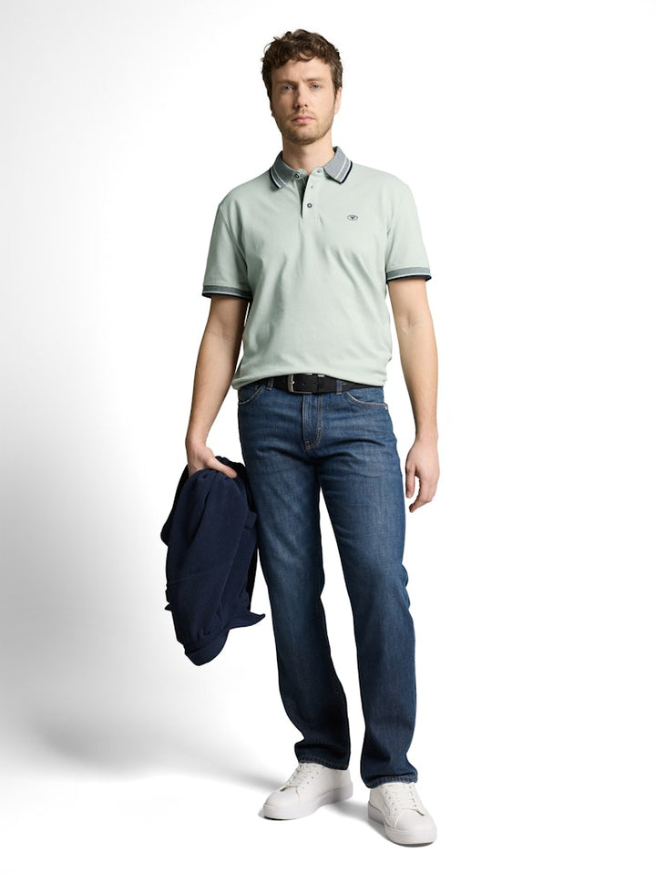 Printed Polo - Mint