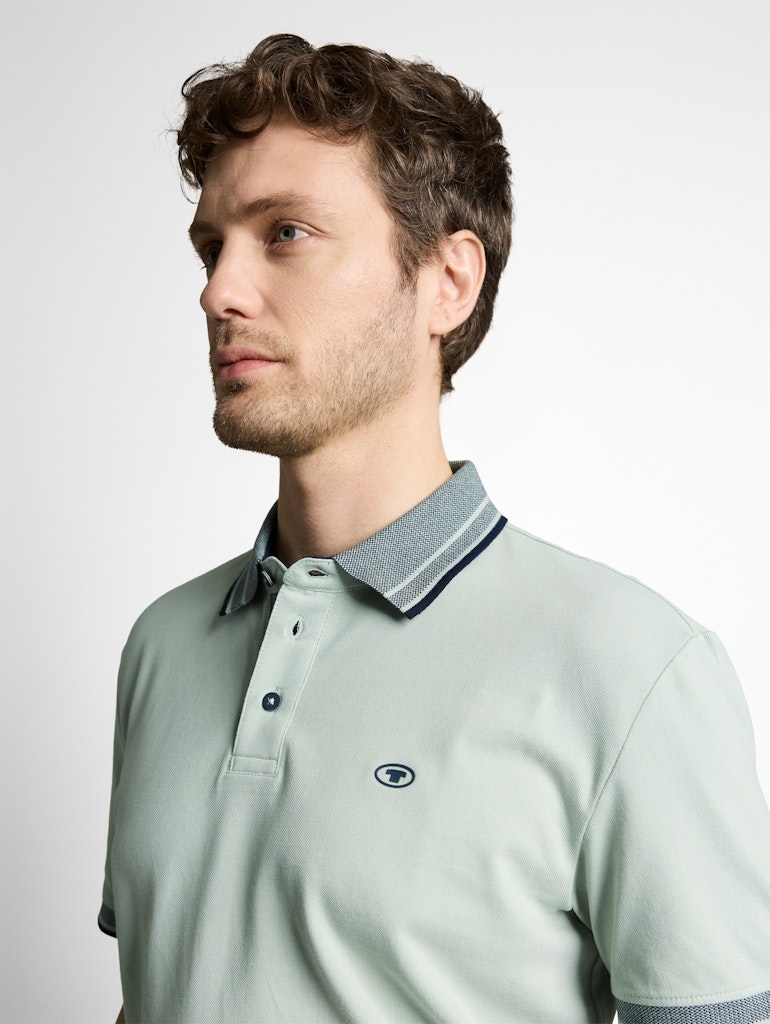 Printed Polo - Mint