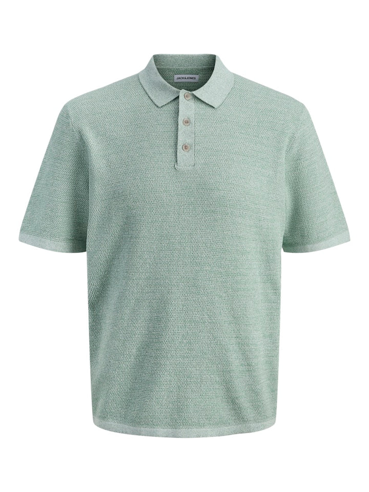 Jjegeorge Knit Polo Ss Sn - Mint