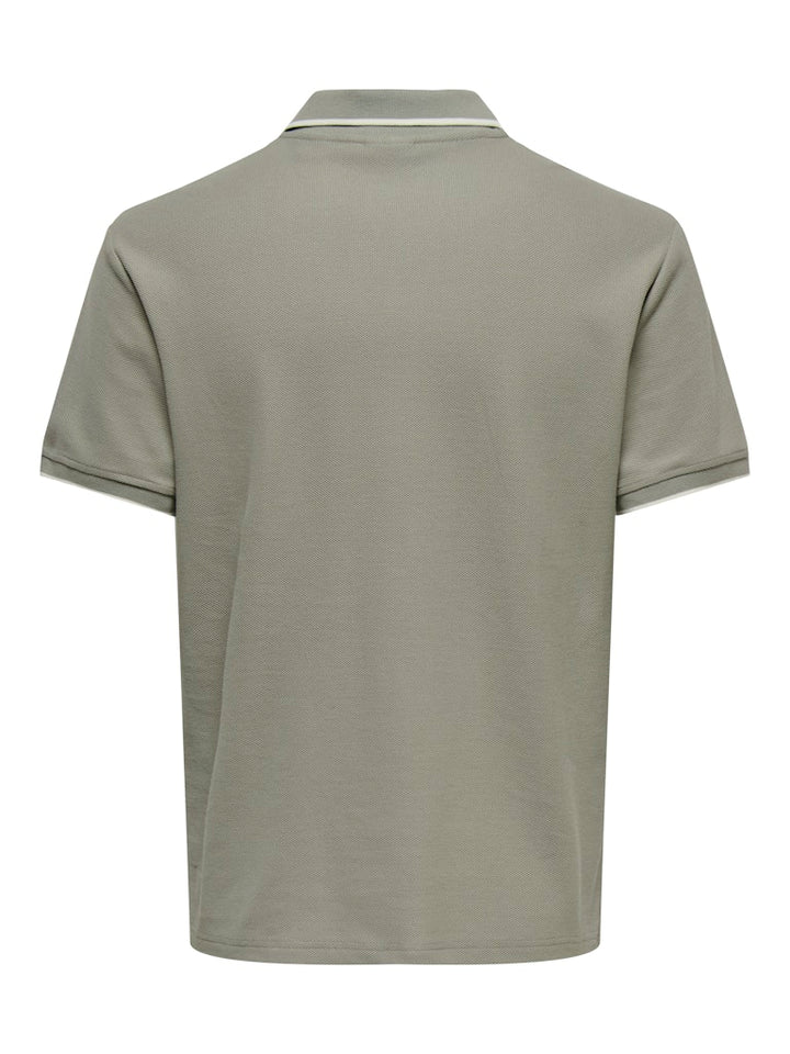 Onsaston Reg Ss Frml Resort Polo - Olijf