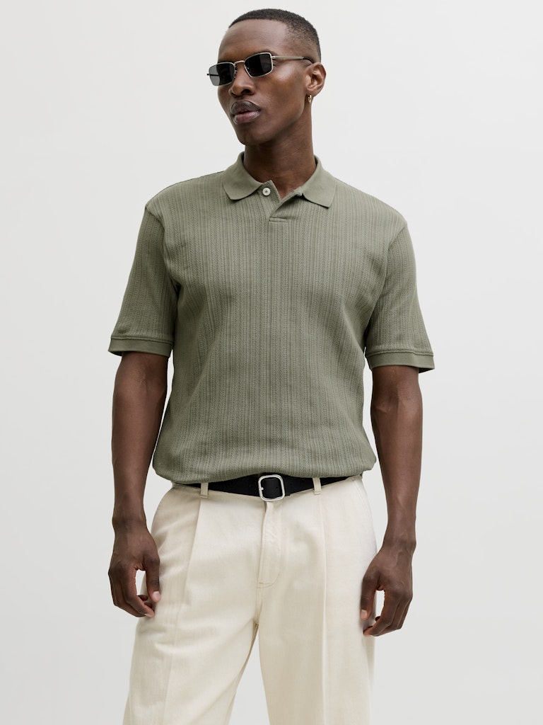 Jprblahenry Ss Polo Styd - Olijf