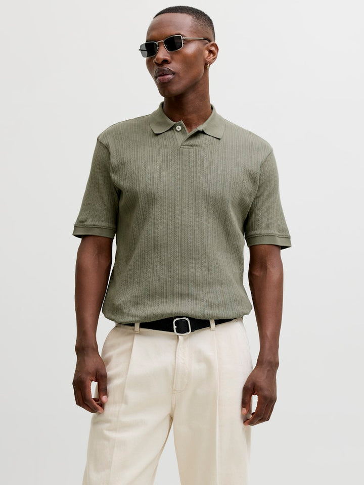 Jprblahenry Ss Polo Styd - Olijf