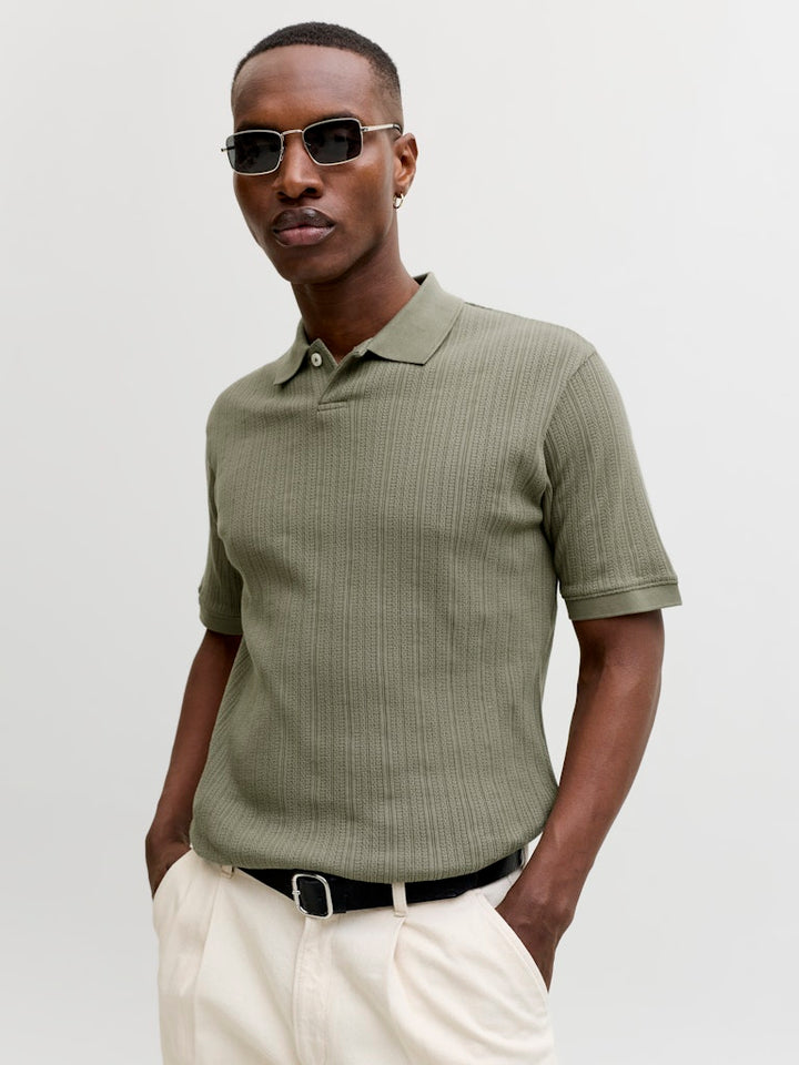 Jprblahenry Ss Polo Styd - Olijf
