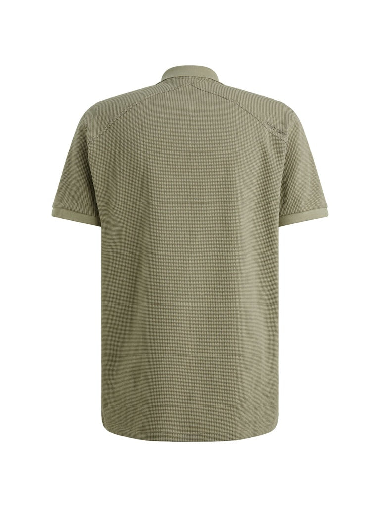 Short Sleeve Polo Regular Fit Two - Olijf
