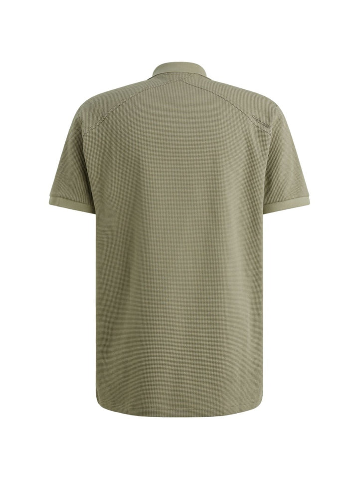 Short Sleeve Polo Regular Fit Two - Olijf