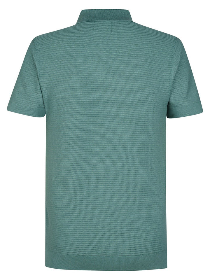 Men Knitwear Polo - Oud Groen