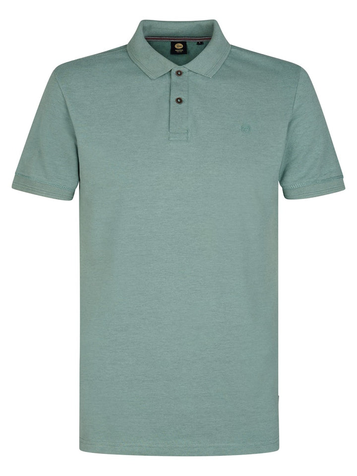 Men Polo Short Sleeve - Oud Groen