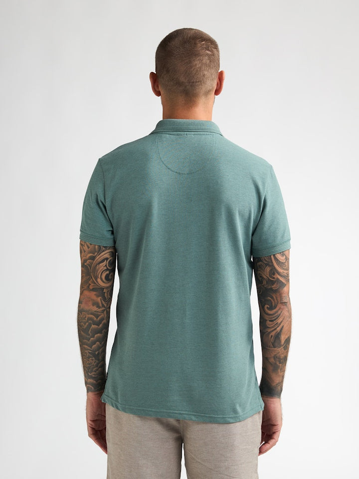Men Polo Short Sleeve - Oud Groen