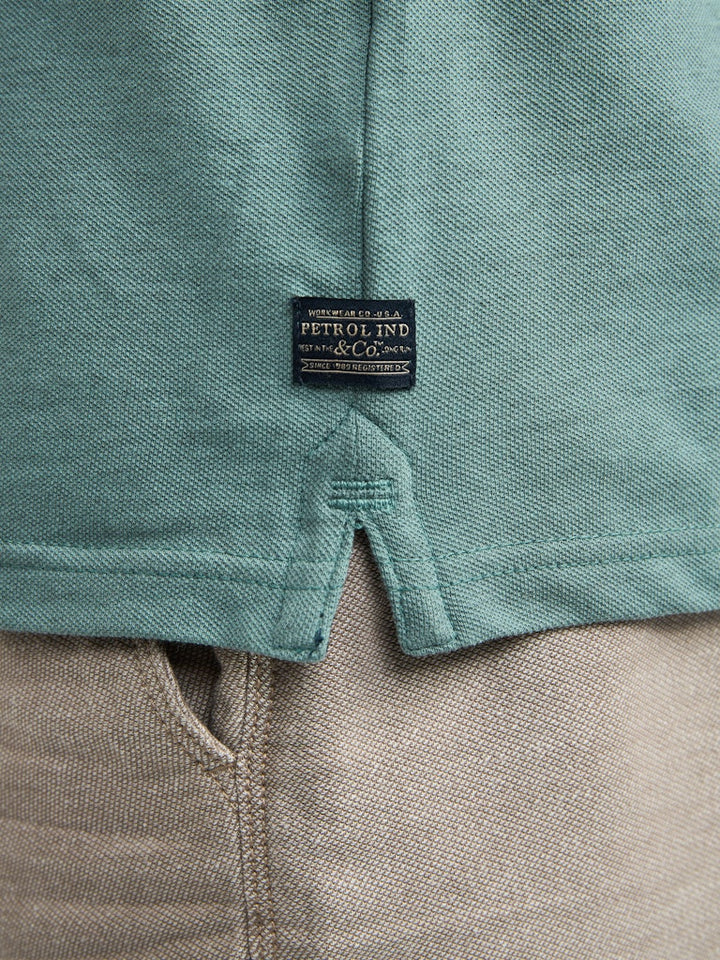 Men Polo Short Sleeve - Oud Groen