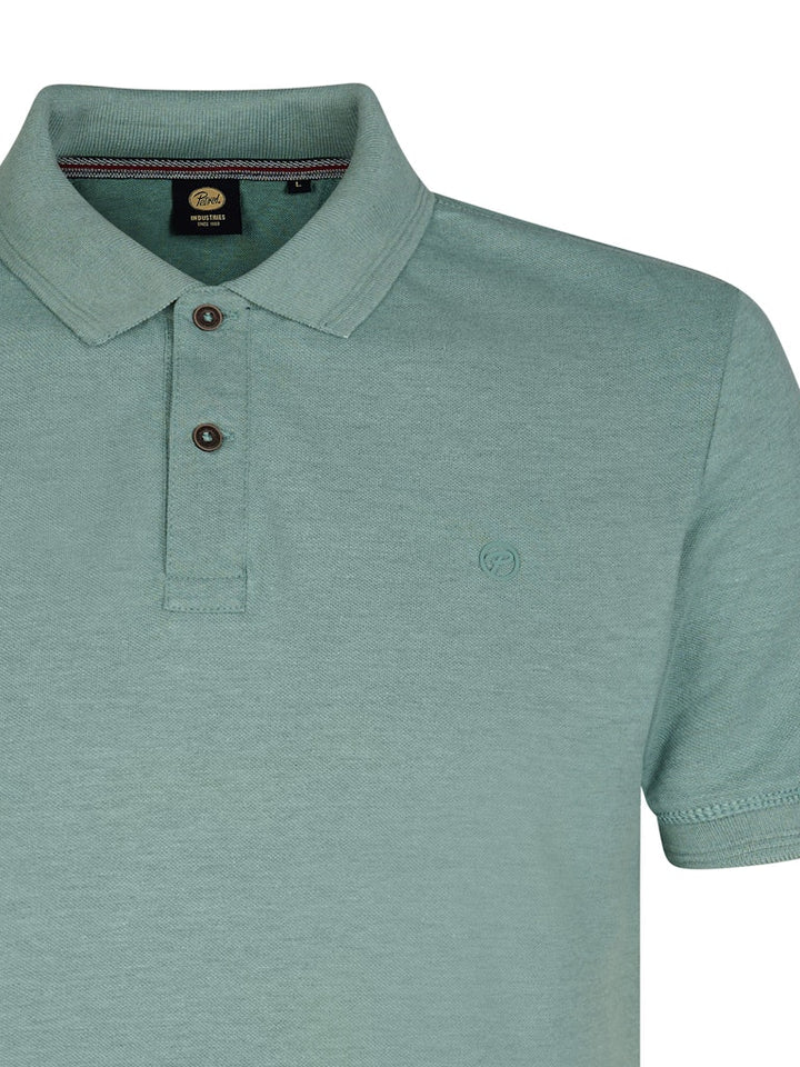 Men Polo Short Sleeve - Oud Groen