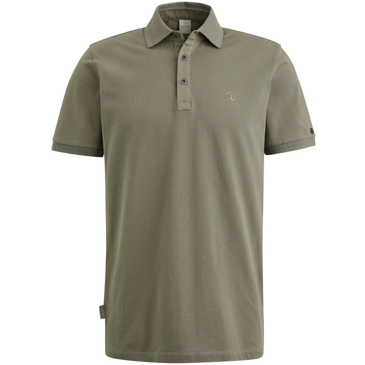 Short Sleeve Polo Fine Pique Essen - Army