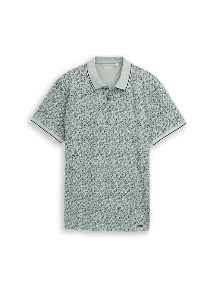 Aop Polo S/s - Groen Dessin