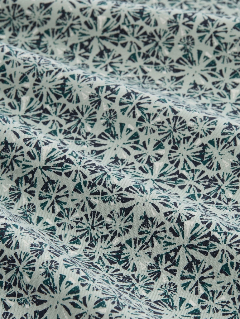 Aop Polo S/s - Groen Dessin