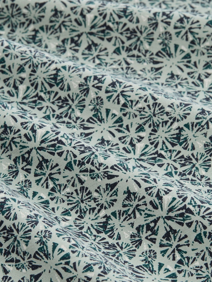 Aop Polo S/s - Groen Dessin