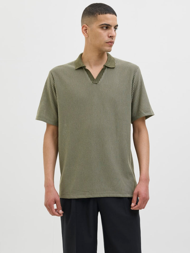 Jprkash Ss Polo - Groen Dessin