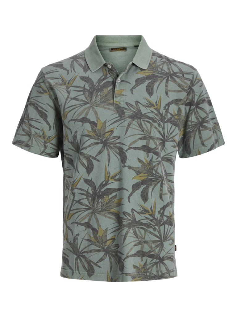 Jprbluhawaii Aop Ss Polo - Groen Dessin