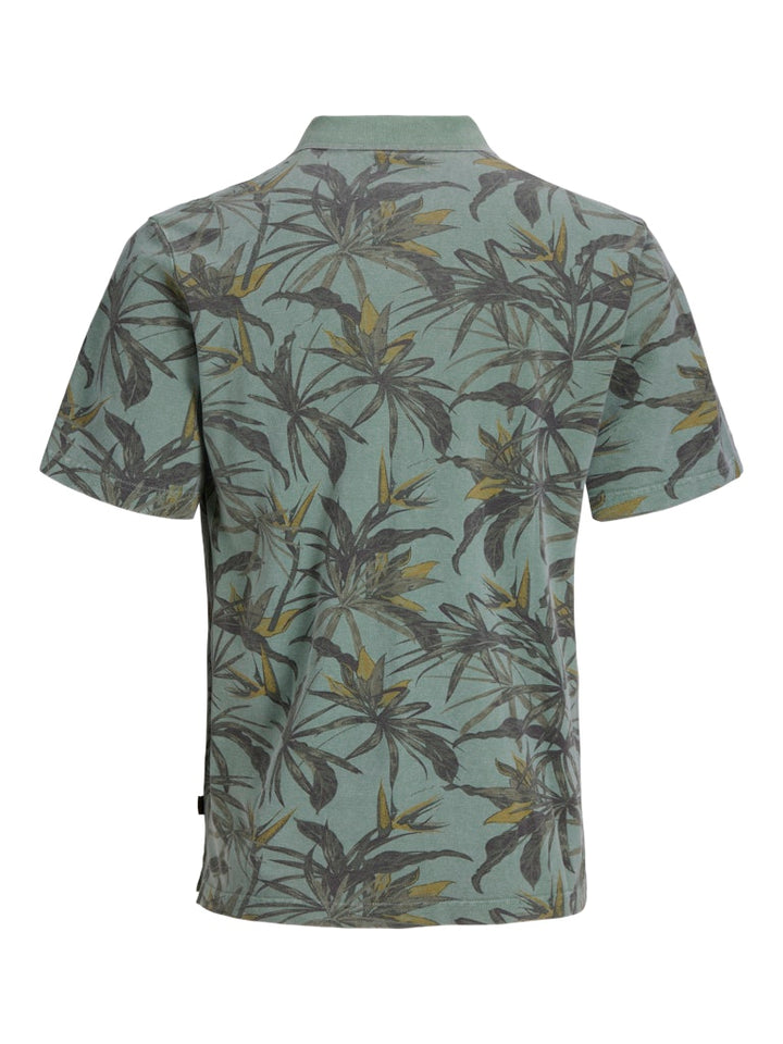 Jprbluhawaii Aop Ss Polo - Groen Dessin
