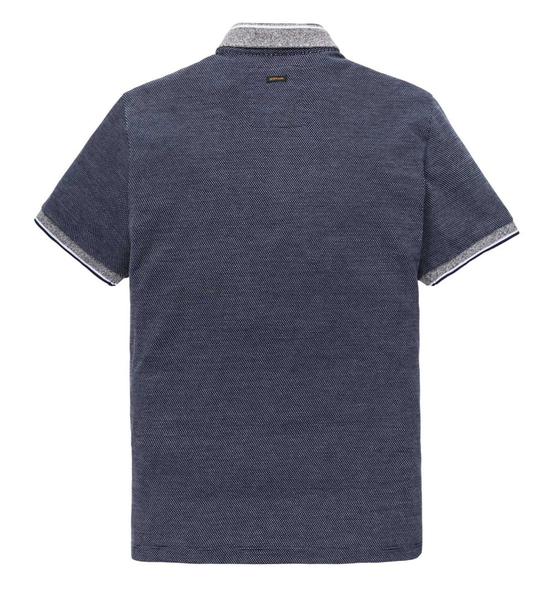 Jjegeorge Knit Polo Ss Sn - Lichtblauw