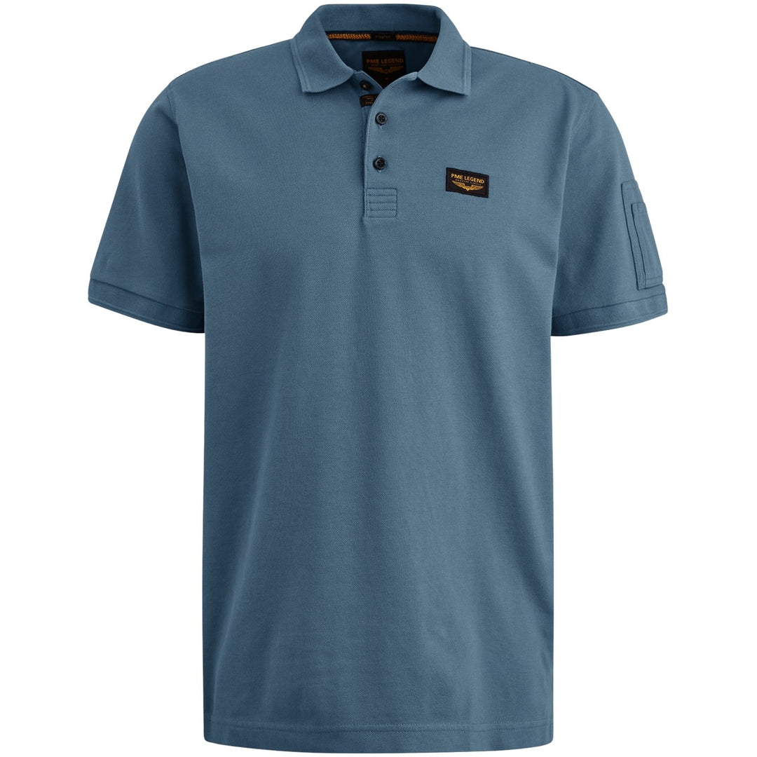 Short Sleeve Polo Trackway Polo - Lichtblauw