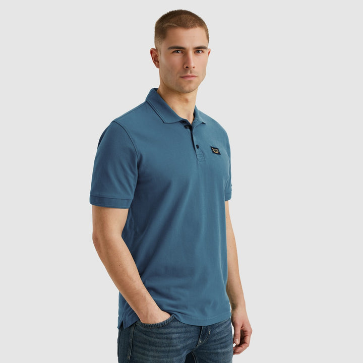 Short Sleeve Polo Trackway Polo - Lichtblauw