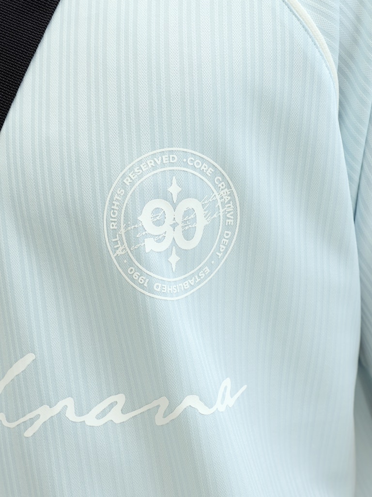 Jcoeterna Football Polo Ss Sa26 Ln - Lichtblauw