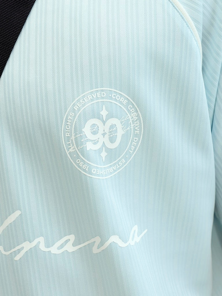 Jcoeterna Football Polo Ss Sa26 Ln - Lichtblauw