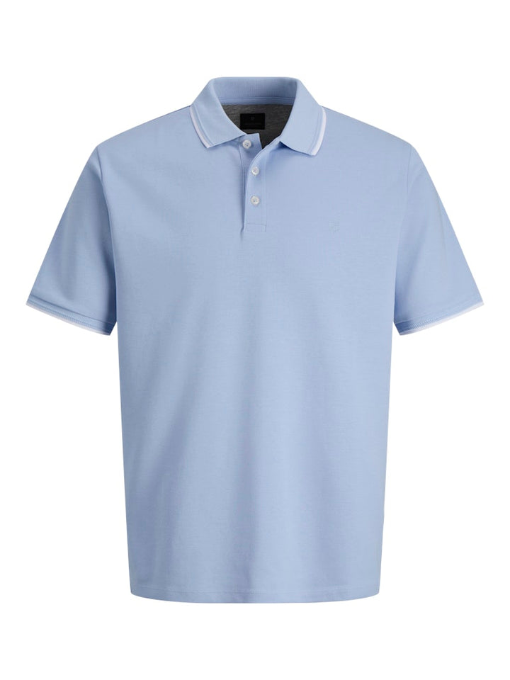 Jprblaethan Detail Ss Polo Sn - Lichtblauw