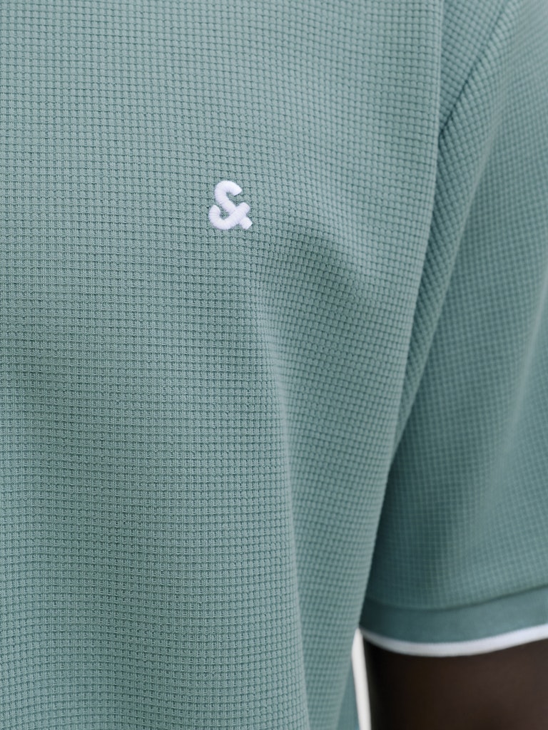 Jjeaustin Polo Ss Noos - Lichtblauw