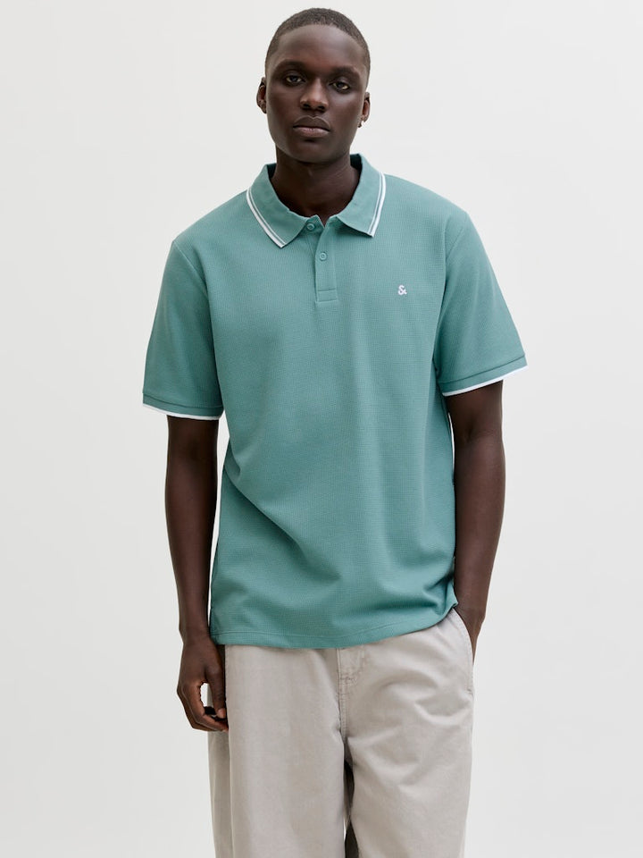 Jjeaustin Polo Ss Noos - Lichtblauw