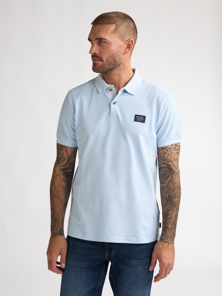 Men Polo Short Sleeve - Lichtblauw
