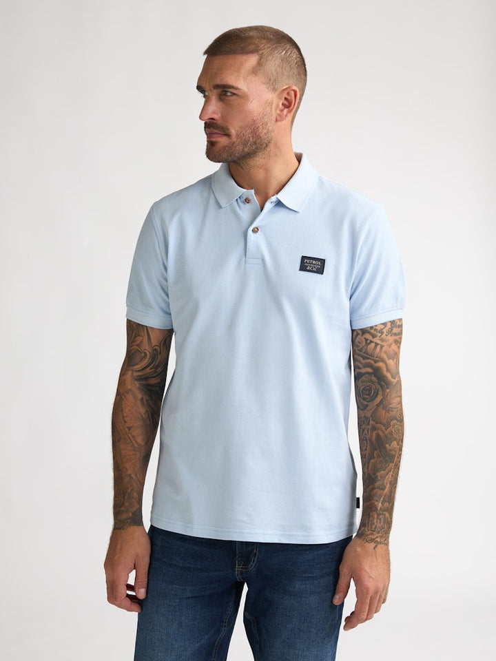 Men Polo Short Sleeve - Lichtblauw