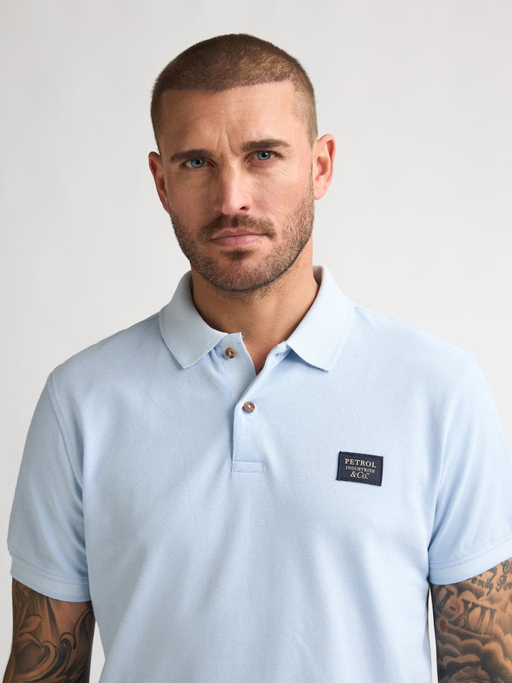 Men Polo Short Sleeve - Lichtblauw