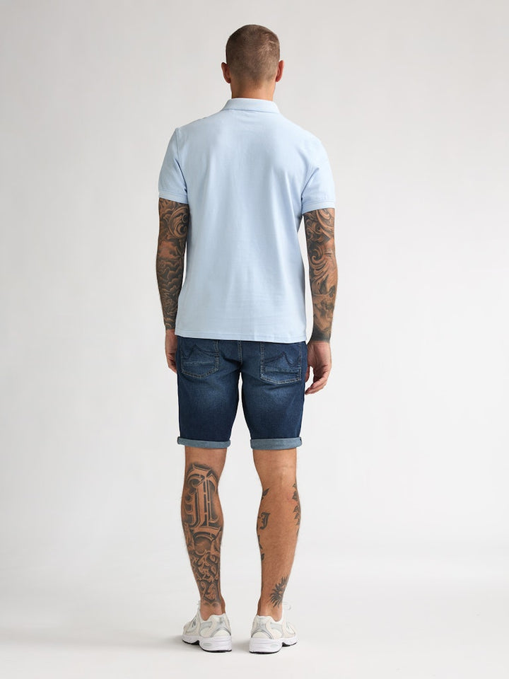Men Polo Short Sleeve - Lichtblauw