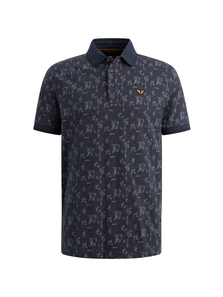 Short Sleeve Polo Fine Pique All O - Rafblauw