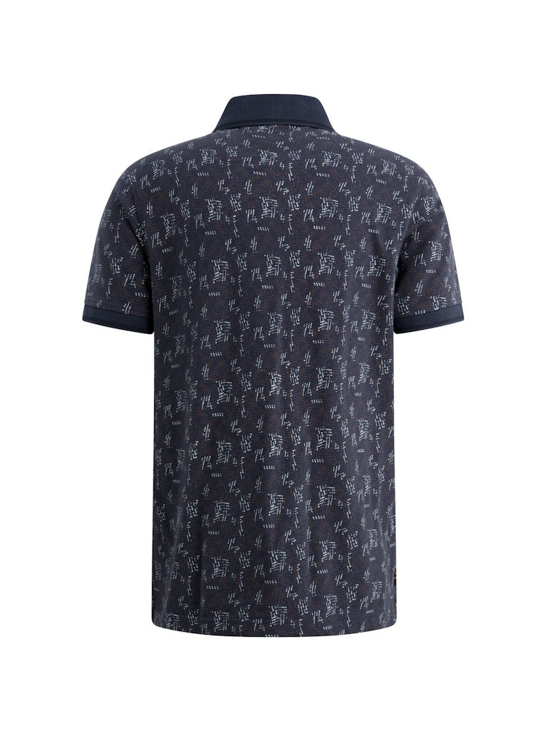 Short Sleeve Polo Fine Pique All O - Rafblauw