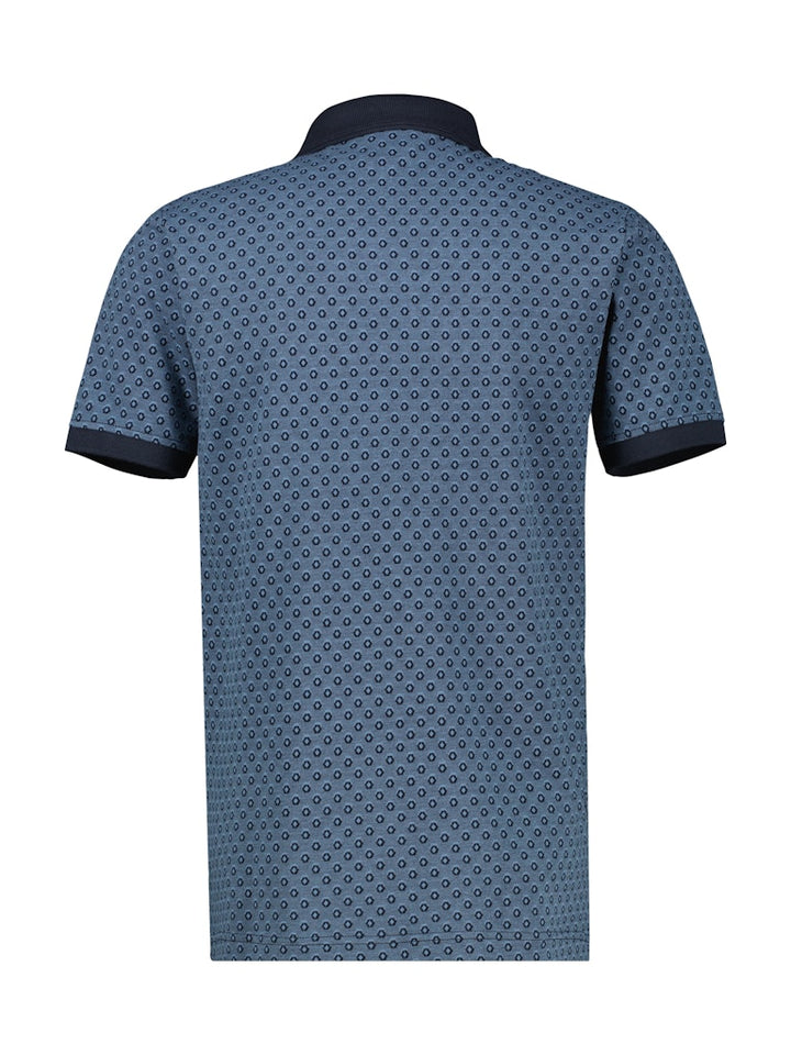 Polo Aop S/s - Navy