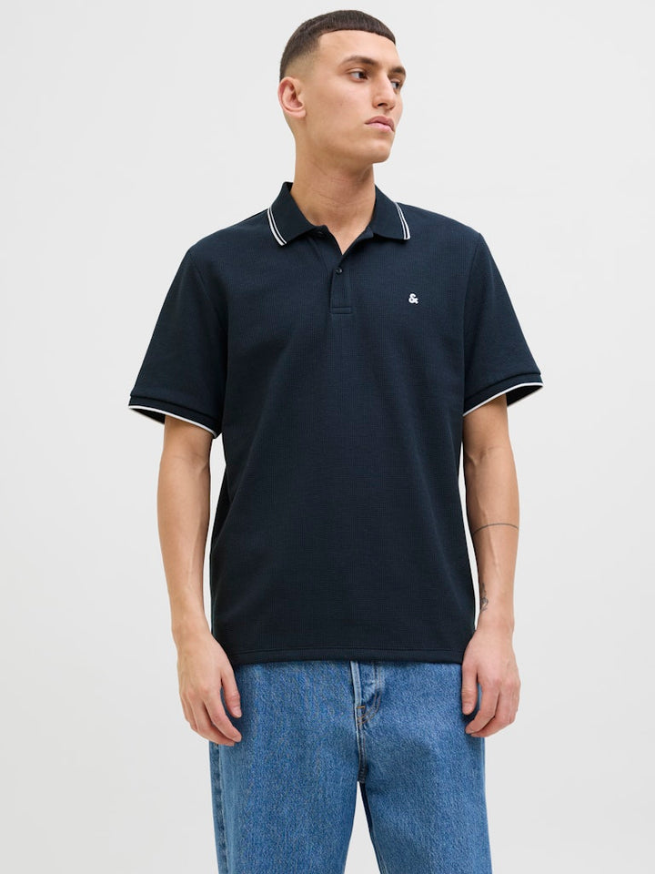 Jjeaustin Polo Ss - Navy