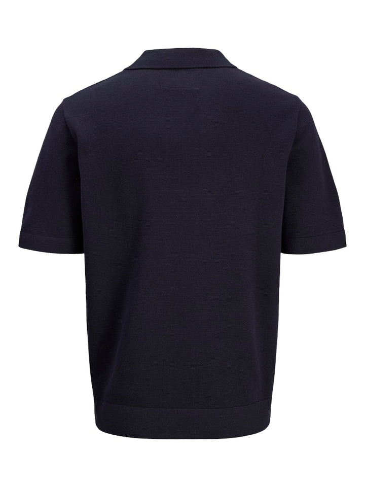 Jprblamilano Spring Split Neck Ss Sn - Navy