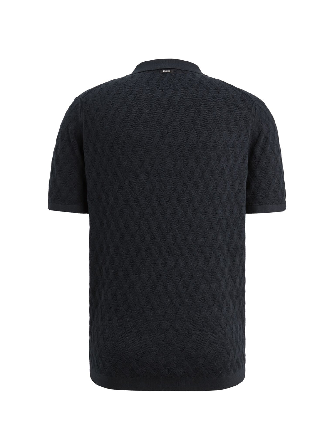 Short Sleeve Polo Cotton Modal - Navy