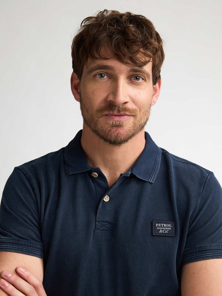 Men Polo Short Sleeve - Navy