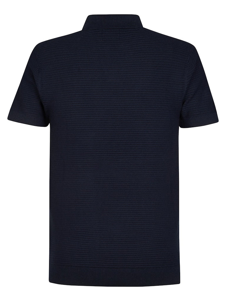 Men Knitwear Polo - Navy