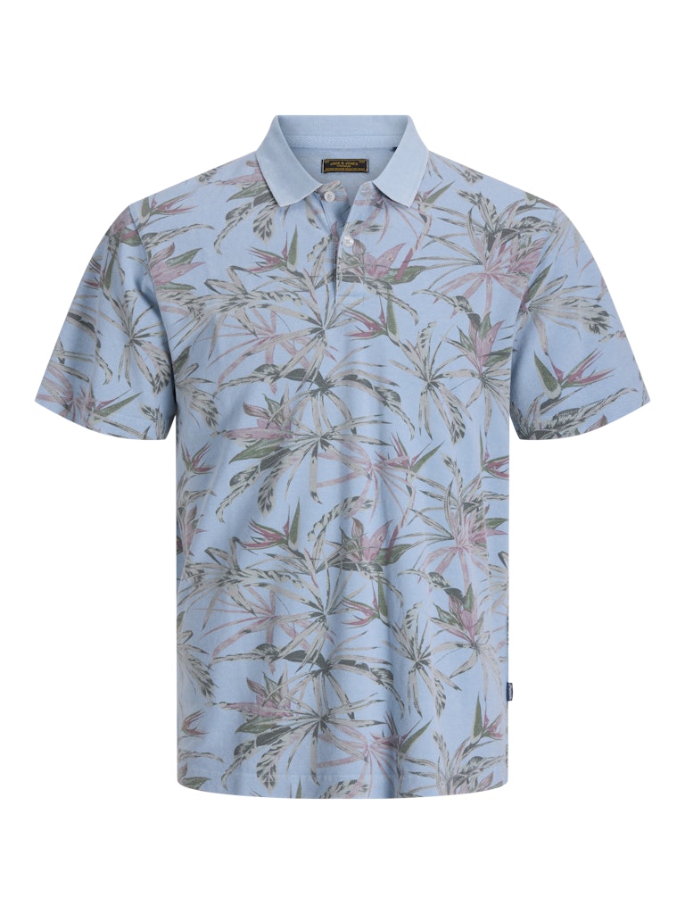 Jprbluhawaii Aop Ss Polo - Blauw Dessin