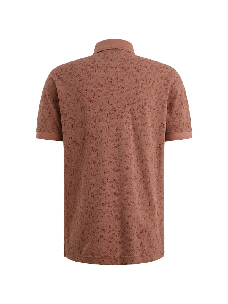 Short Sleeve Polo Fine Pique All O - Oud Roze