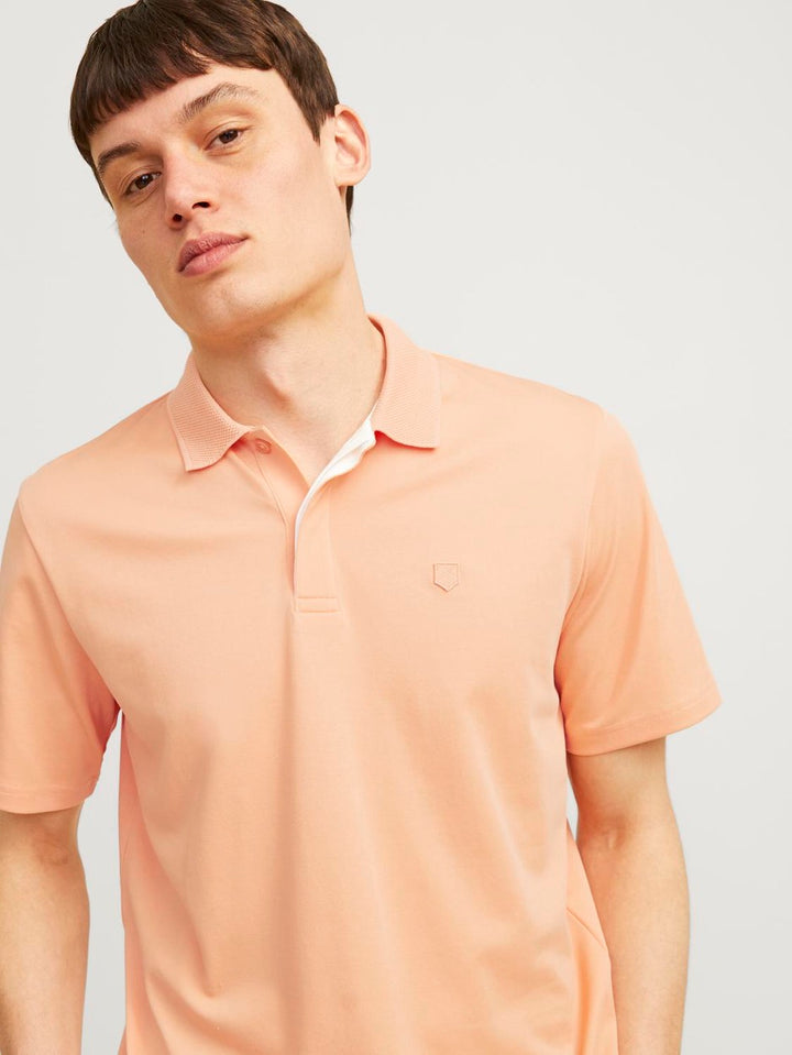 Jprccrodney Ss Polo Sn - Zalm/peach