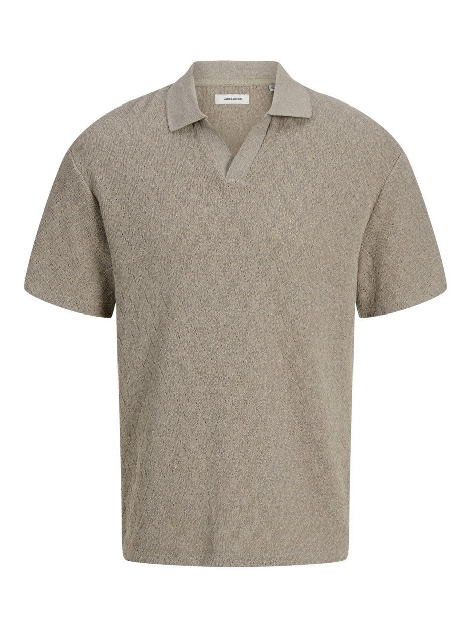 Jprblacan Resort Polo Ss Styd - Taupe