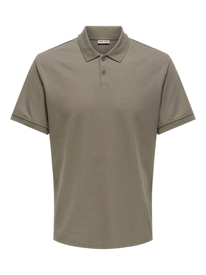 Onsben Reg Ss Polo Shirt Noos - Taupe