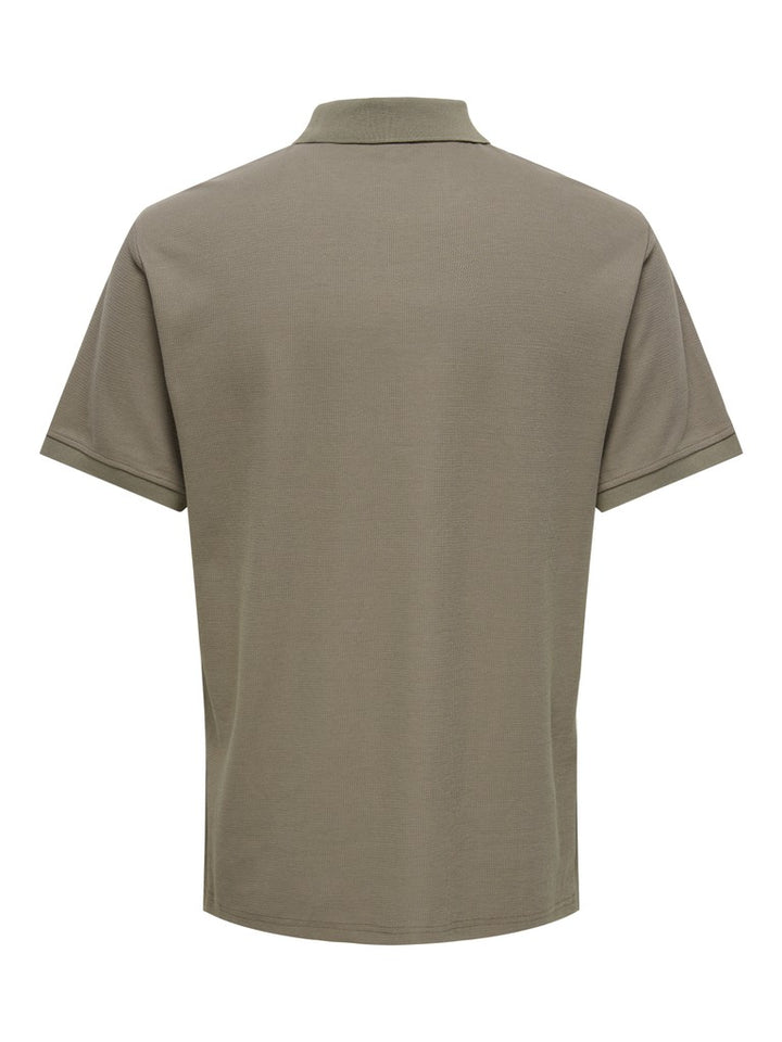 Onsben Reg Ss Polo Shirt Noos - Taupe