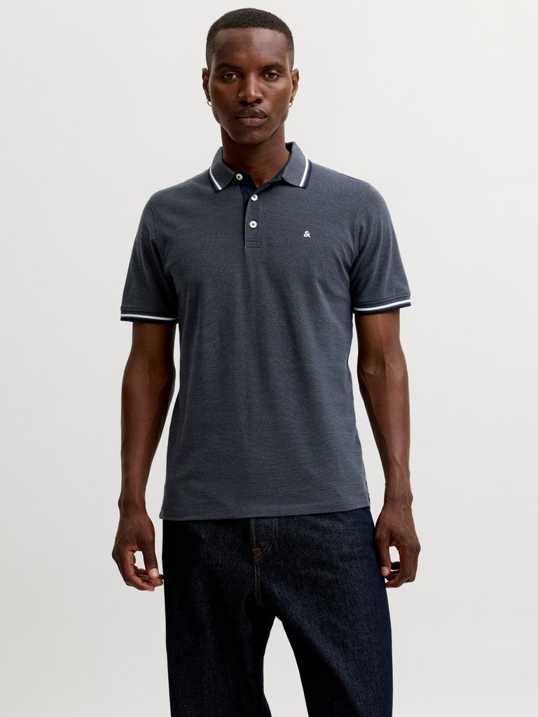 Jjepaulos Polo Ss Noos - Grijs