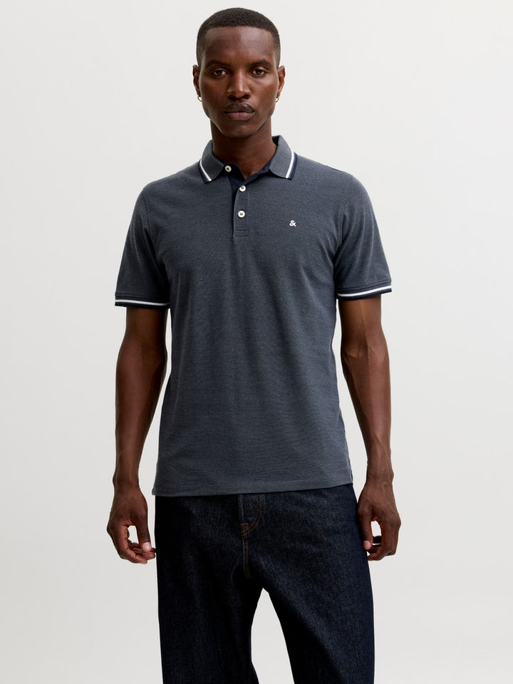 Jjepaulos Polo Ss Noos - Grijs