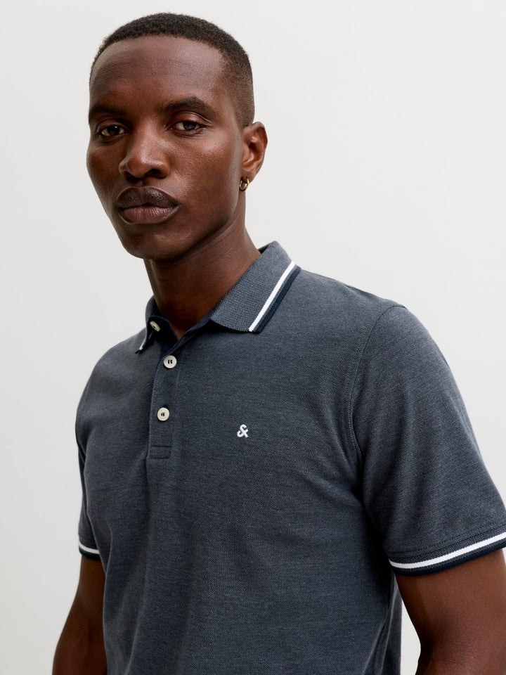 Jjepaulos Polo Ss Noos - Grijs